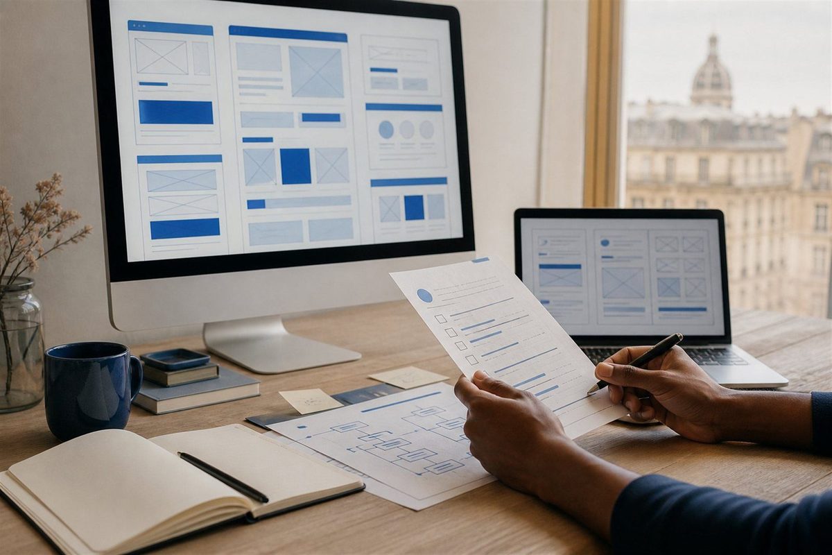 Workspace dedicated to separating editorial content from advertising