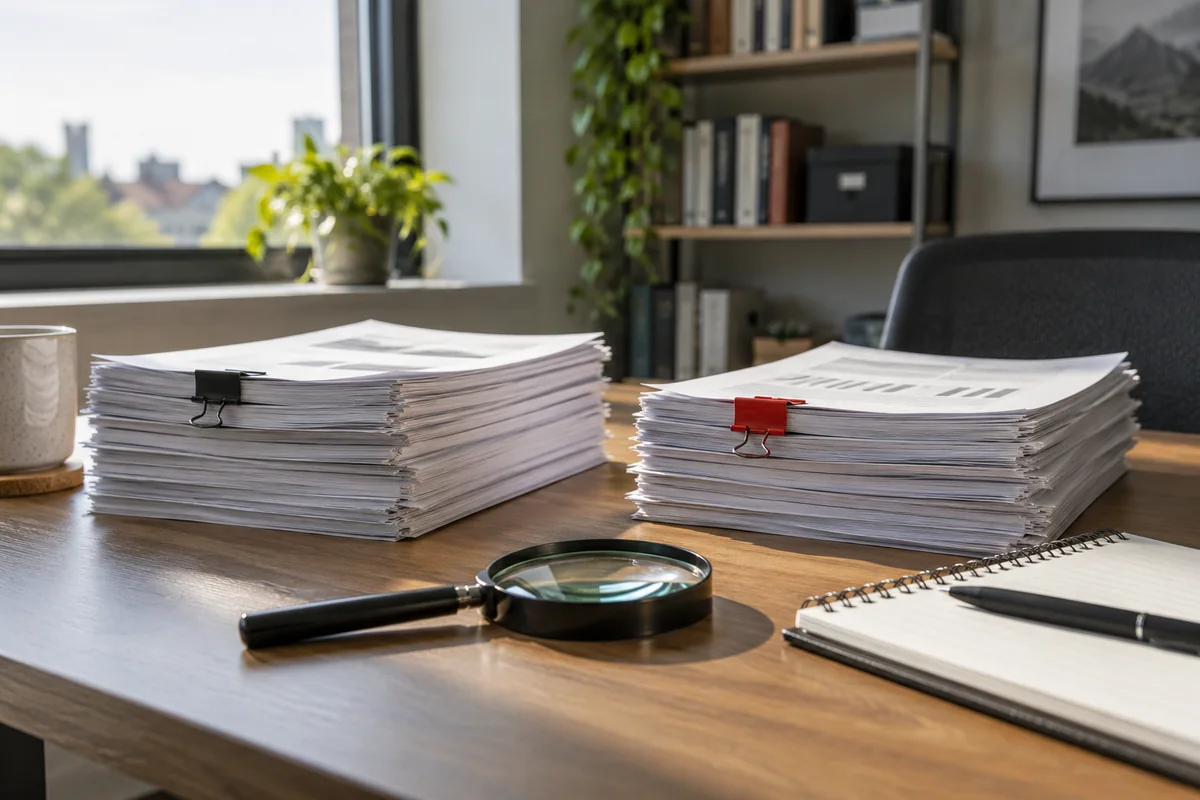 Versions of research documents and a notebook