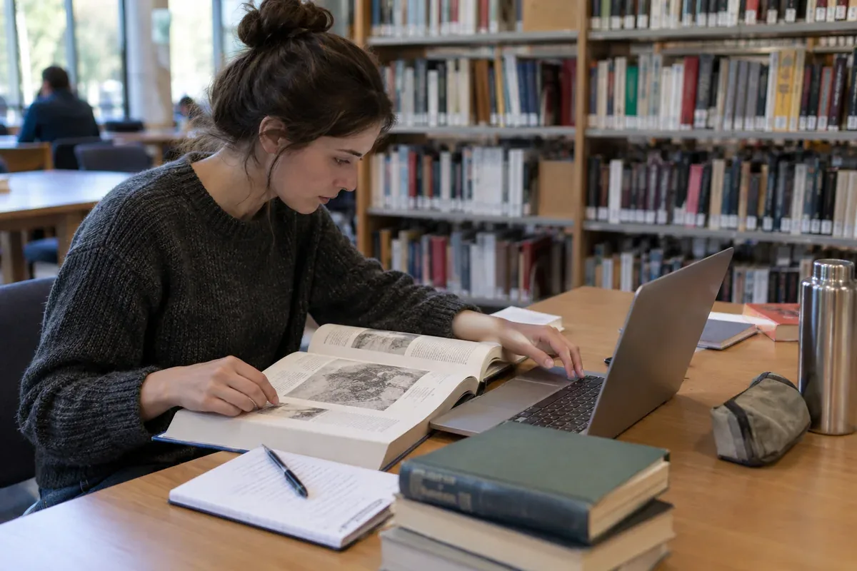 A reader checks the domain and title of a specific web page in search results