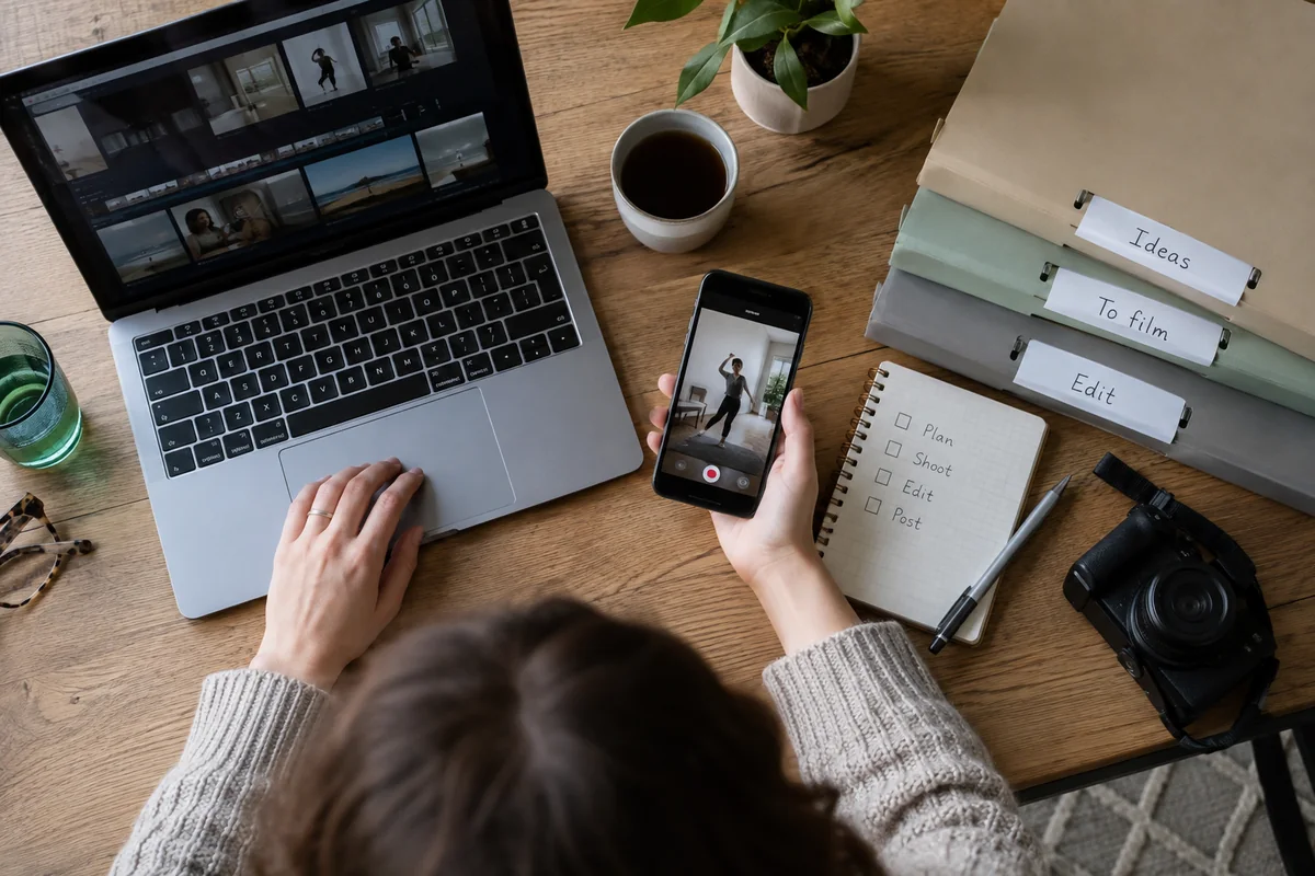 A TikTok user reviews post audiences and account safety options