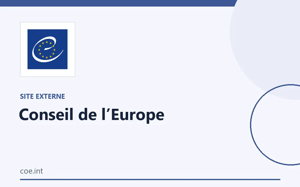 Identification graphic for Conseil de l’Europe