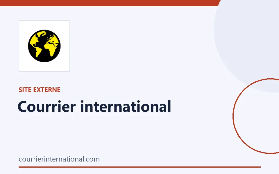 Identification graphic for Courrier international