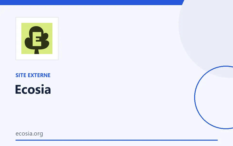 Identification graphic for Ecosia