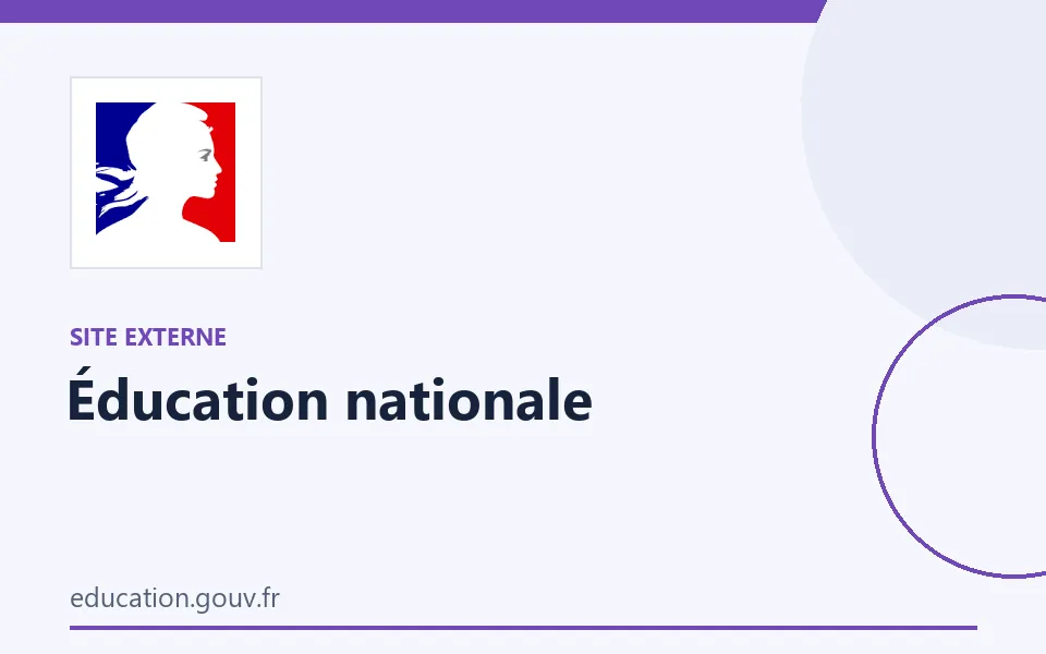Identification graphic for Éducation nationale