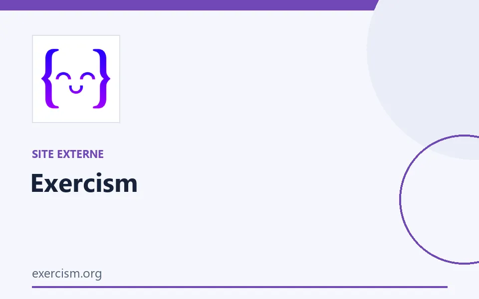 Identification graphic for Exercism
