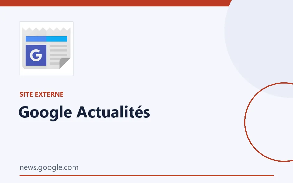Identification graphic for Google Actualités