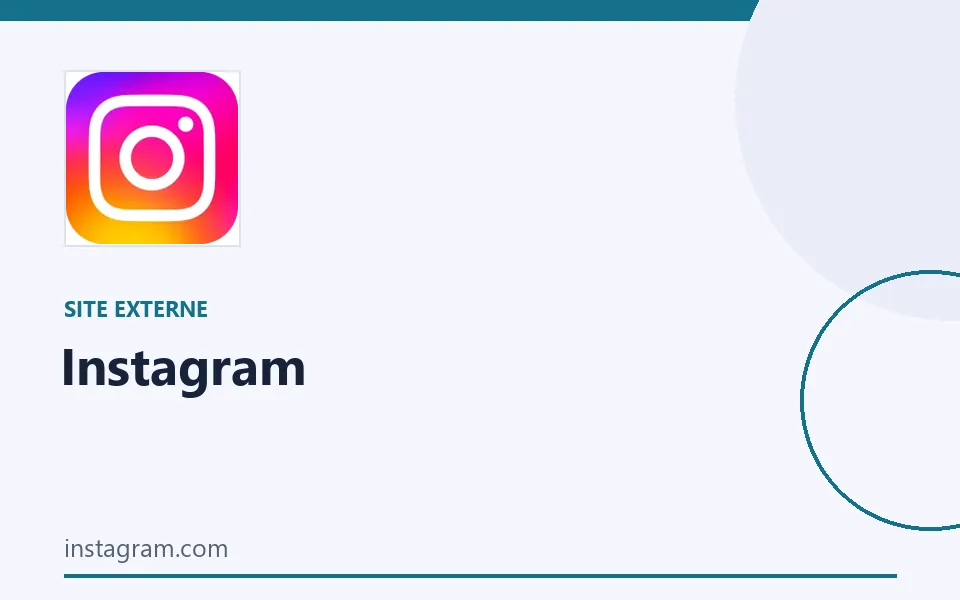 Identification graphic for Instagram