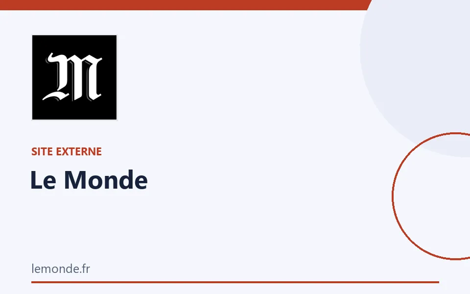 Identification graphic for Le Monde