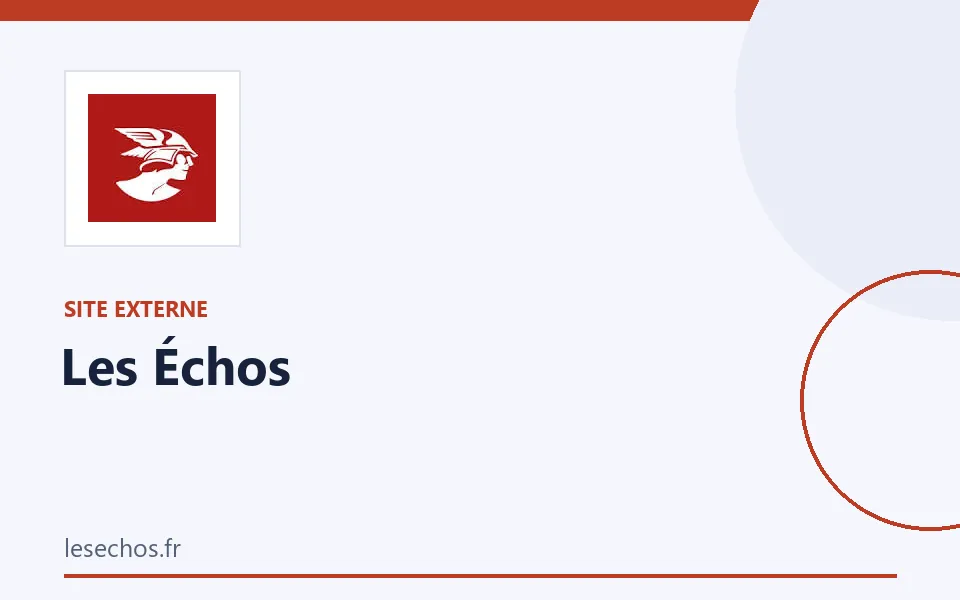 Identification graphic for Les Échos