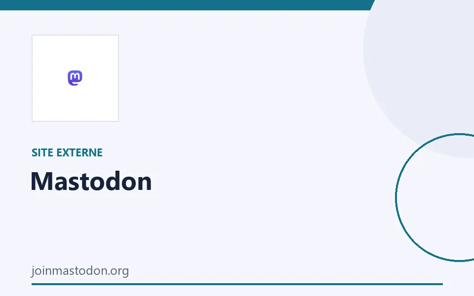 Identification graphic for Mastodon
