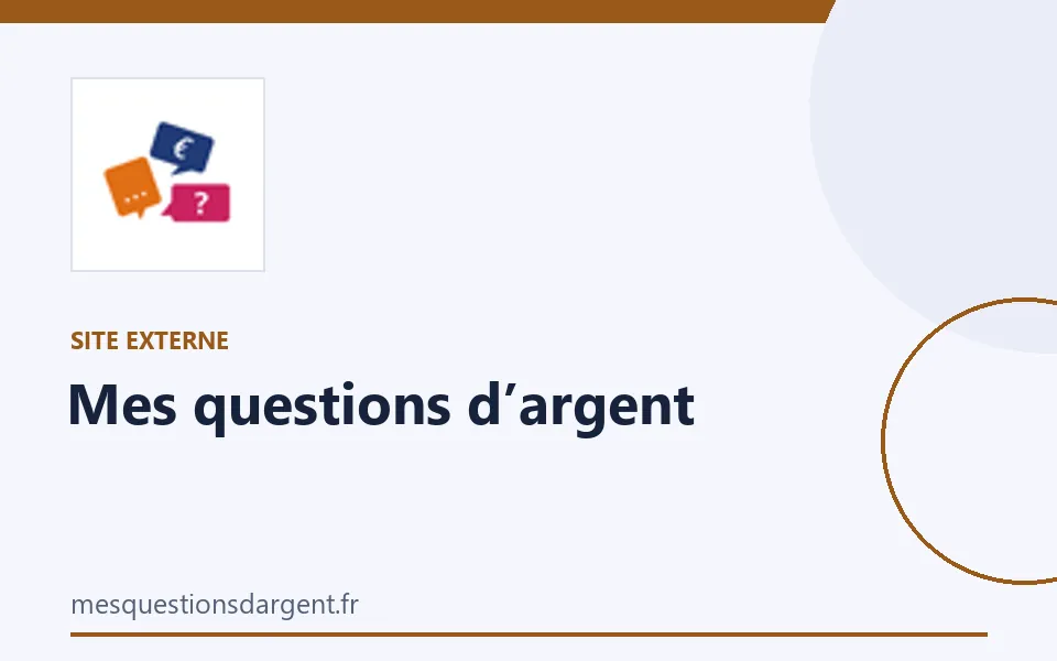 Identification graphic for Mes questions d’argent