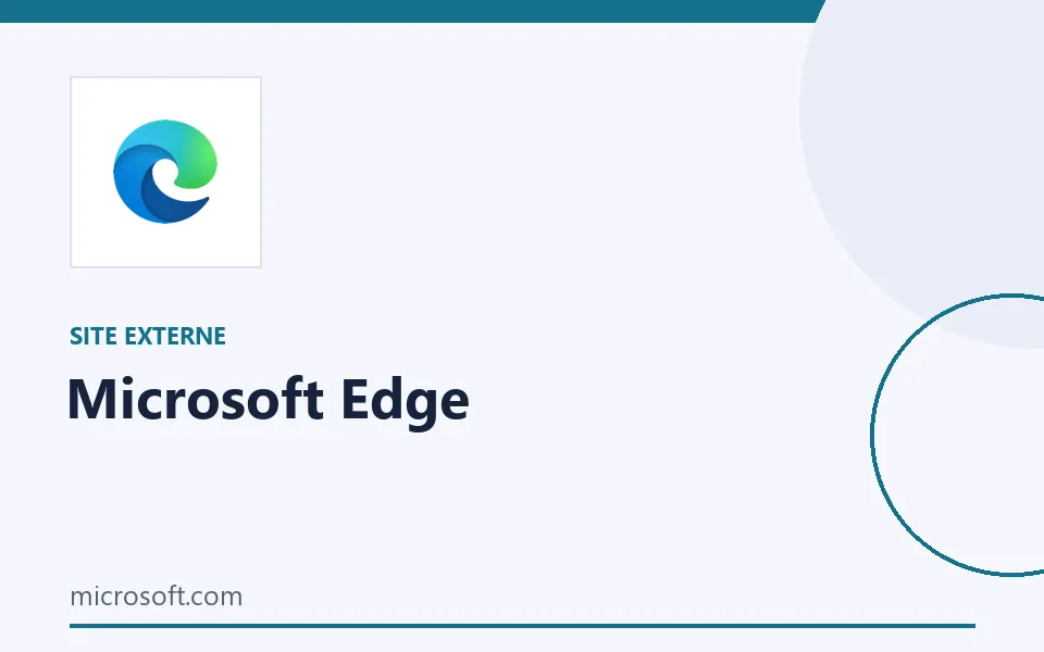 Identification graphic for Microsoft Edge