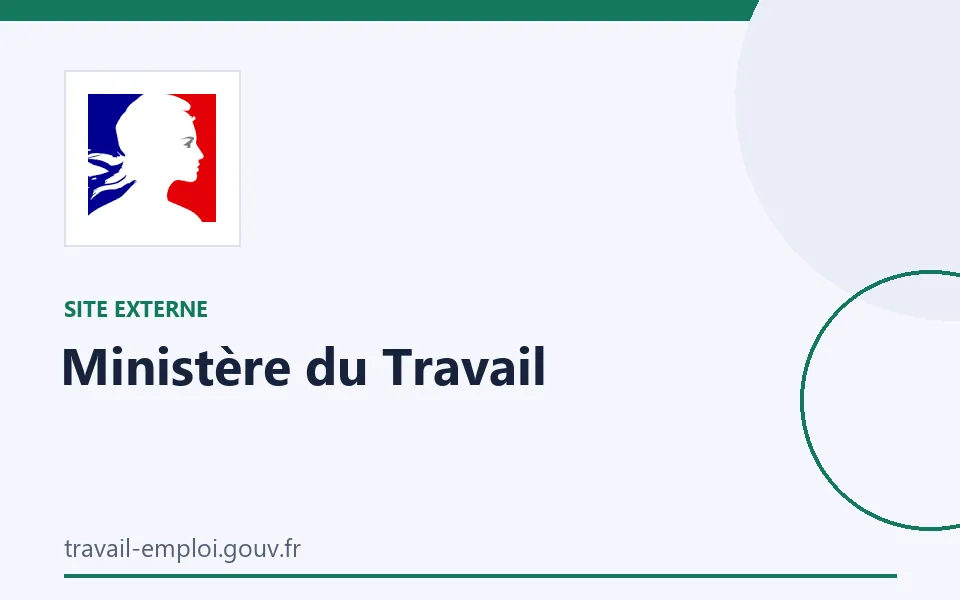 Identification graphic for Ministère du Travail