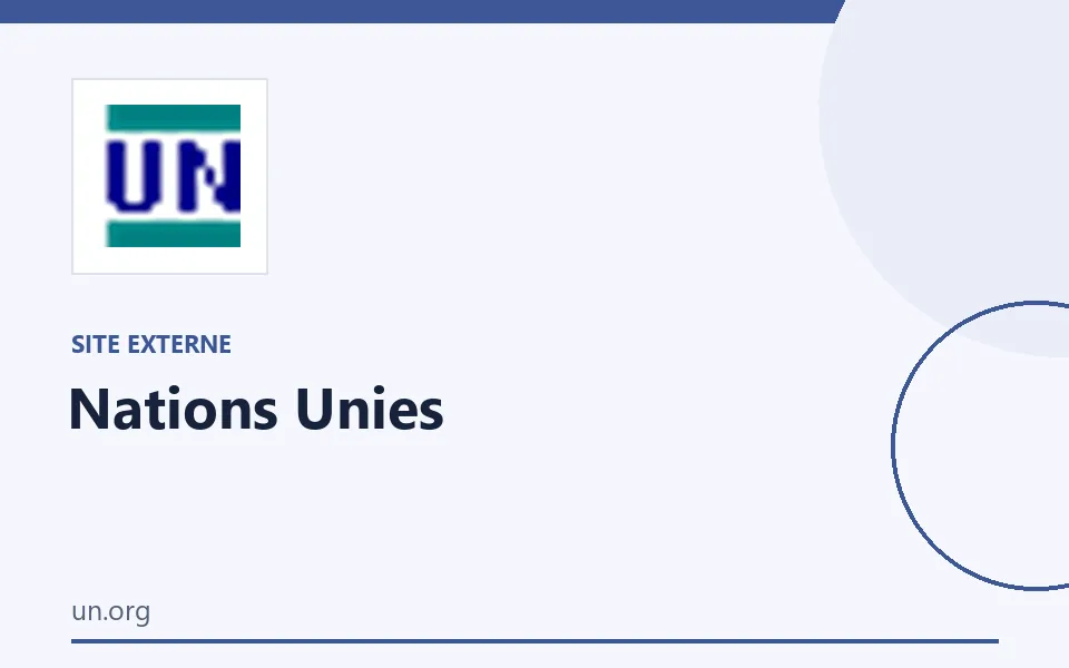 Identification graphic for Nations Unies