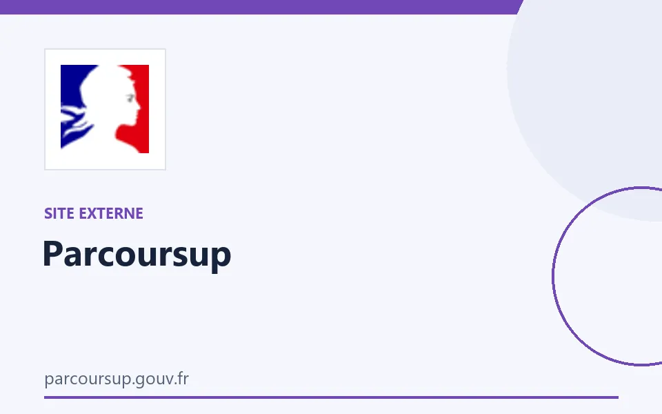 Identification graphic for Parcoursup