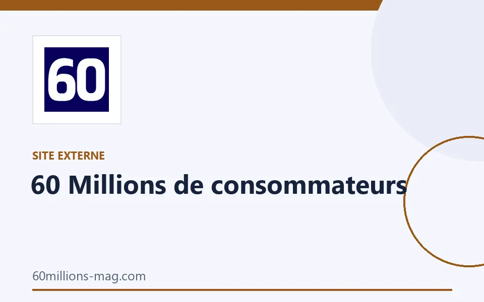 Identification graphic for 60 Millions de consommateurs